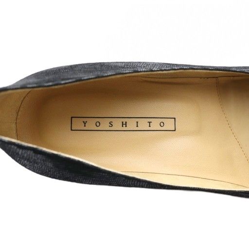 ヨシト YOSHITO パンプス 24cm 黒 ブラック /SS □OS - メルカリ