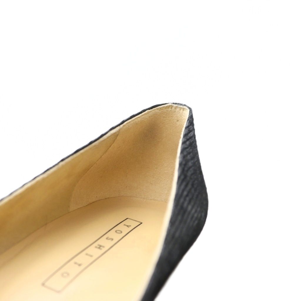 ヨシト YOSHITO パンプス 24cm 黒 ブラック /SS □OS - メルカリ