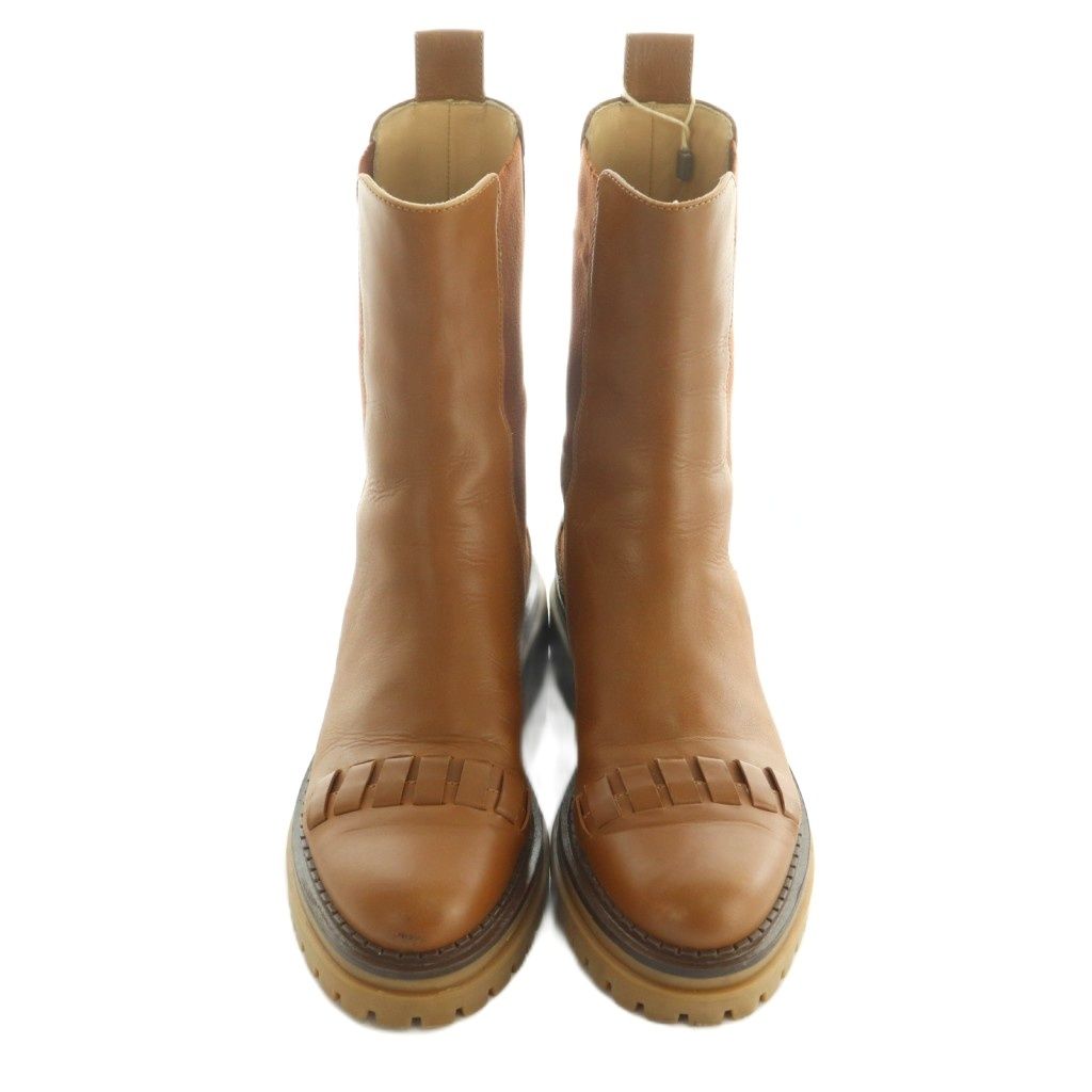 セルジオロッシ Sergio rossi サイドゴア ショートブーツ 37 24.0cm