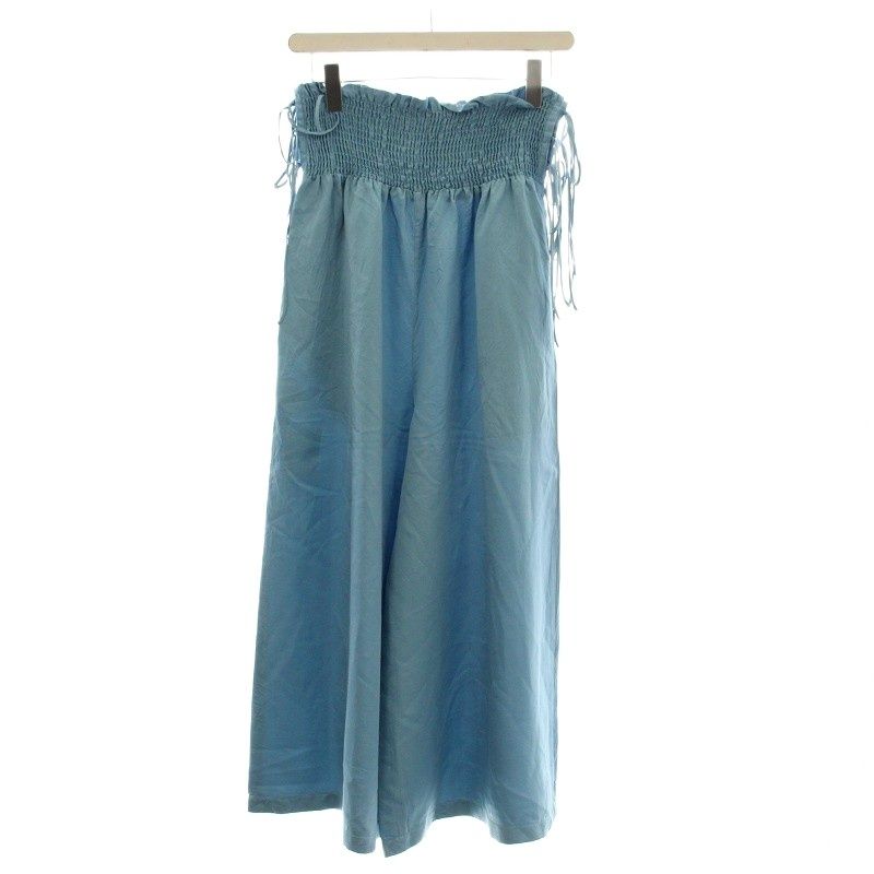 マメクロゴウチ Mame Kurogouchi シルクワイドパンツ イージーパンツ