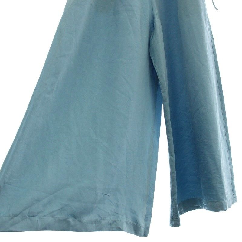 マメクロゴウチ Mame Kurogouchi シルクワイドパンツ イージーパンツ