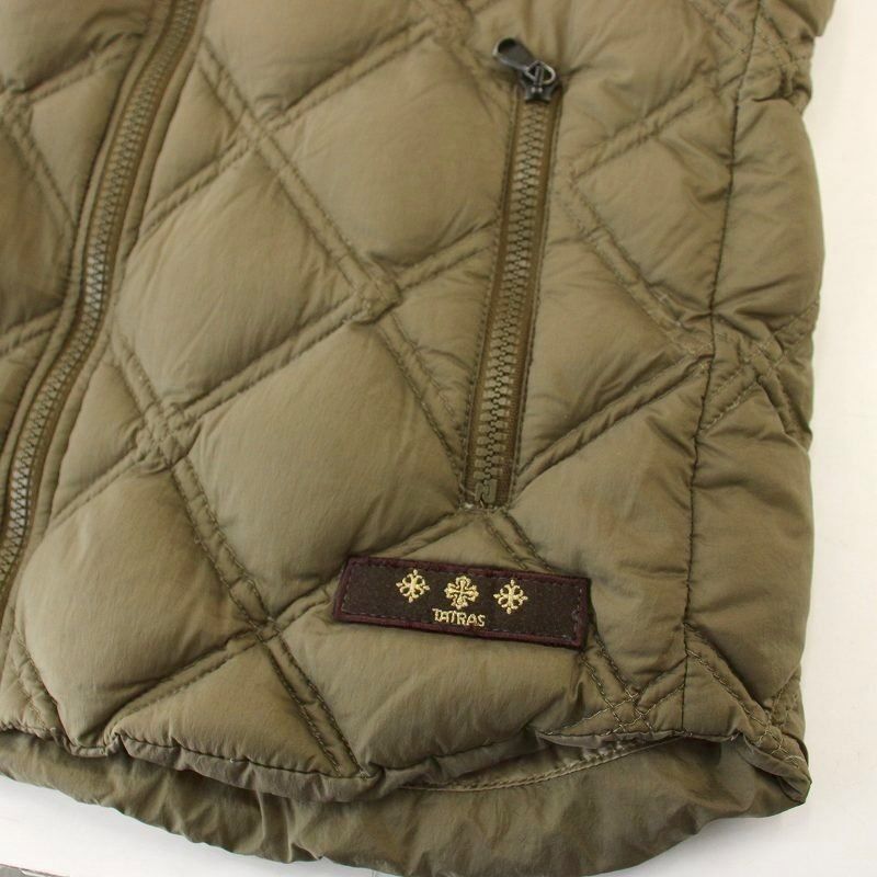 タトラス TATRAS DESDEMONA ダウンベスト ナイロン ファー フード 01