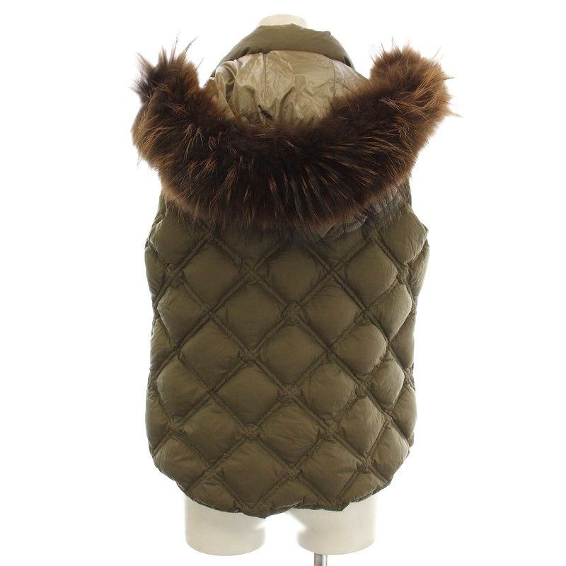 タトラス TATRAS DESDEMONA ダウンベスト ナイロン ファー フード 01