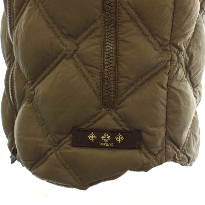 タトラス TATRAS DESDEMONA ダウンベスト ナイロン ファー フード 01