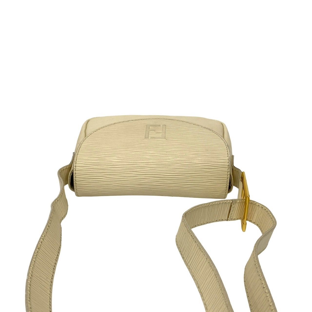 極 美品 袋付 FENDI フェンディ ヴィンテージ FF ロゴ エピ レザー 本