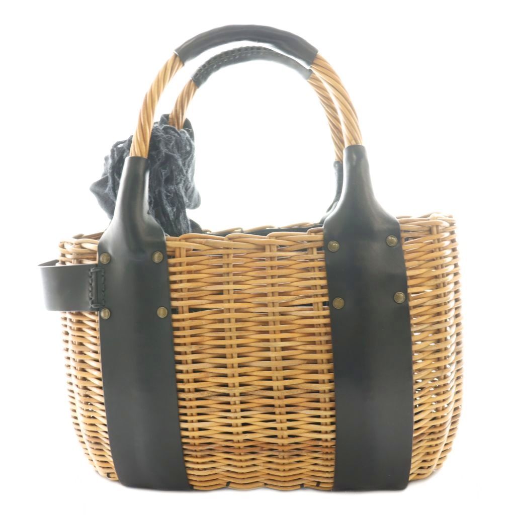 エバゴス EBAGOS オイルショルダーカゴバッグ バスケット ハンド