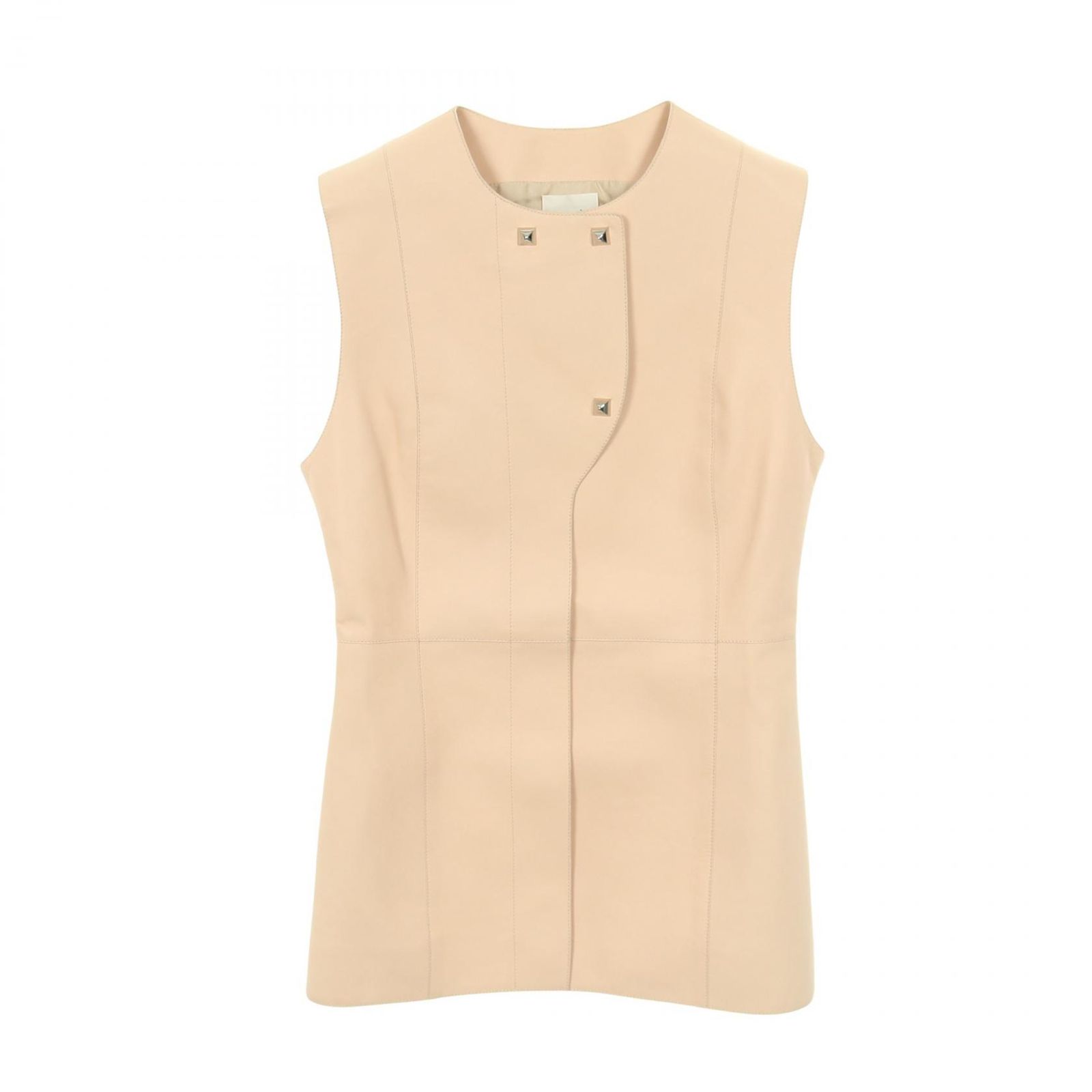 エルメス  ジレ　ベスト　レザー エルメス ジレ ベスト 34 ブラック 鹿革 23AW ITQU1IY6QZD1 【SALE