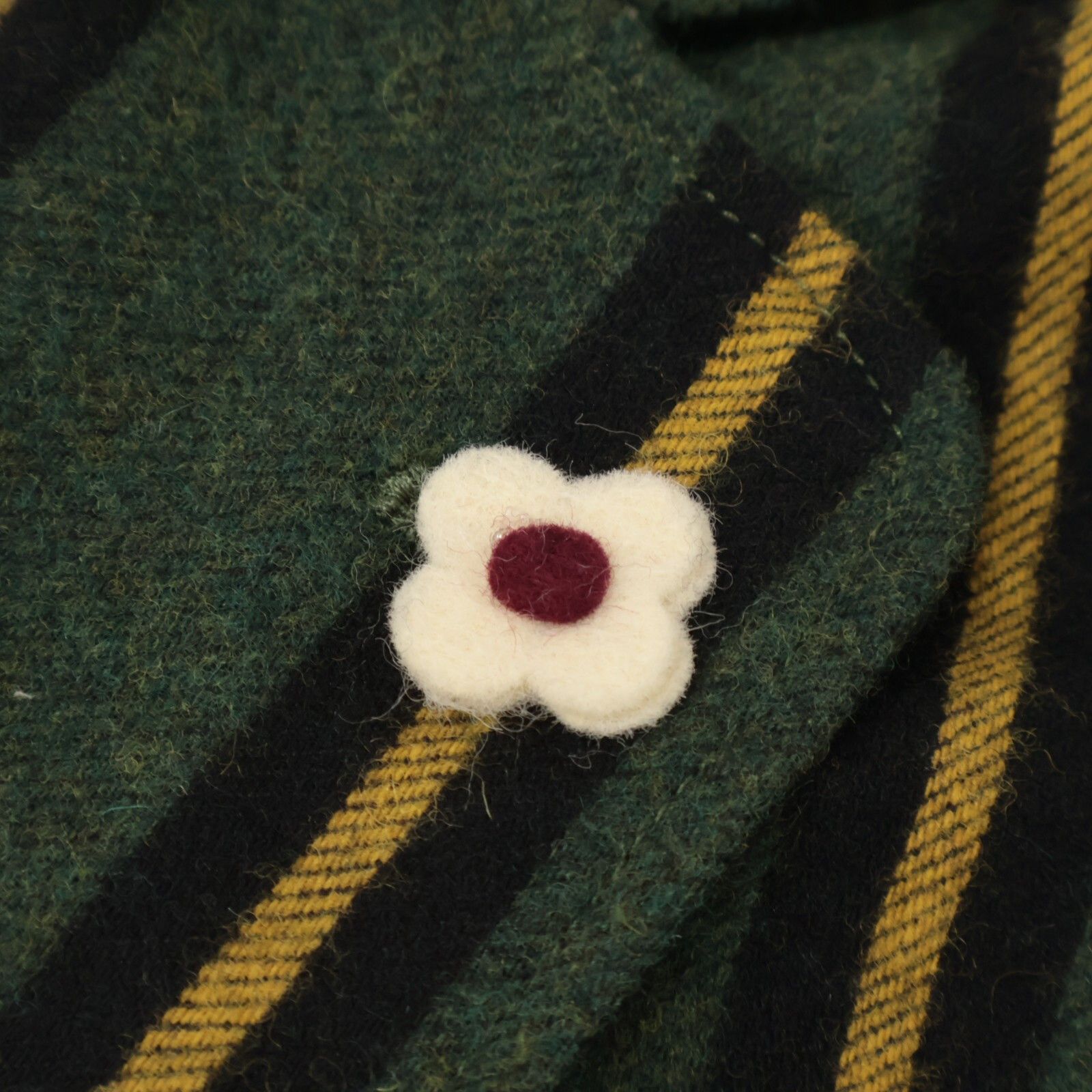 LARDINI ラルディーニ JK.1006 ｸﾞﾘｰﾝ×ｲｴﾛｰ ｽﾄﾗｲﾌﾟ ﾌﾞｰﾄﾆｴｰﾙ ﾃｰﾗｰﾄﾞ