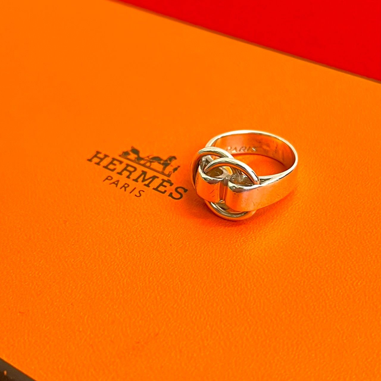 極 美品 希少品 HERMES エルメス ドゥザノー リング シルバー925 指輪