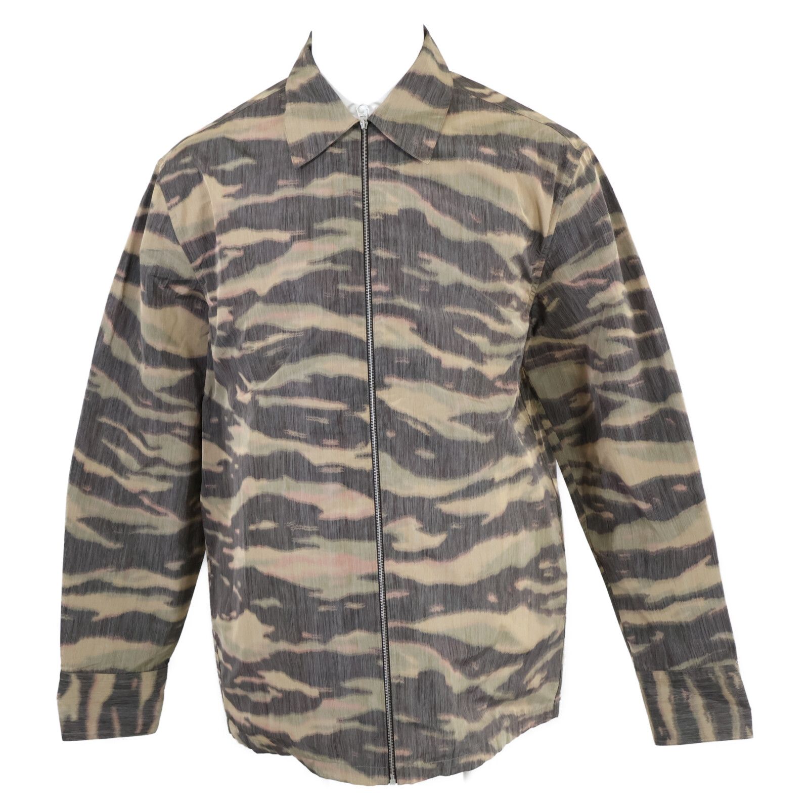 JIL SANDER ジルサンダー 新品同様 ナイロンツイルジップシャツ