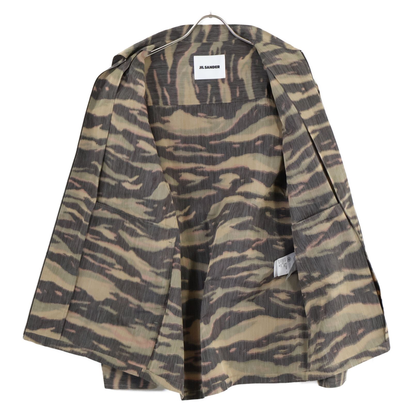 JIL SANDER ジルサンダー 新品同様 ナイロンツイルジップシャツ