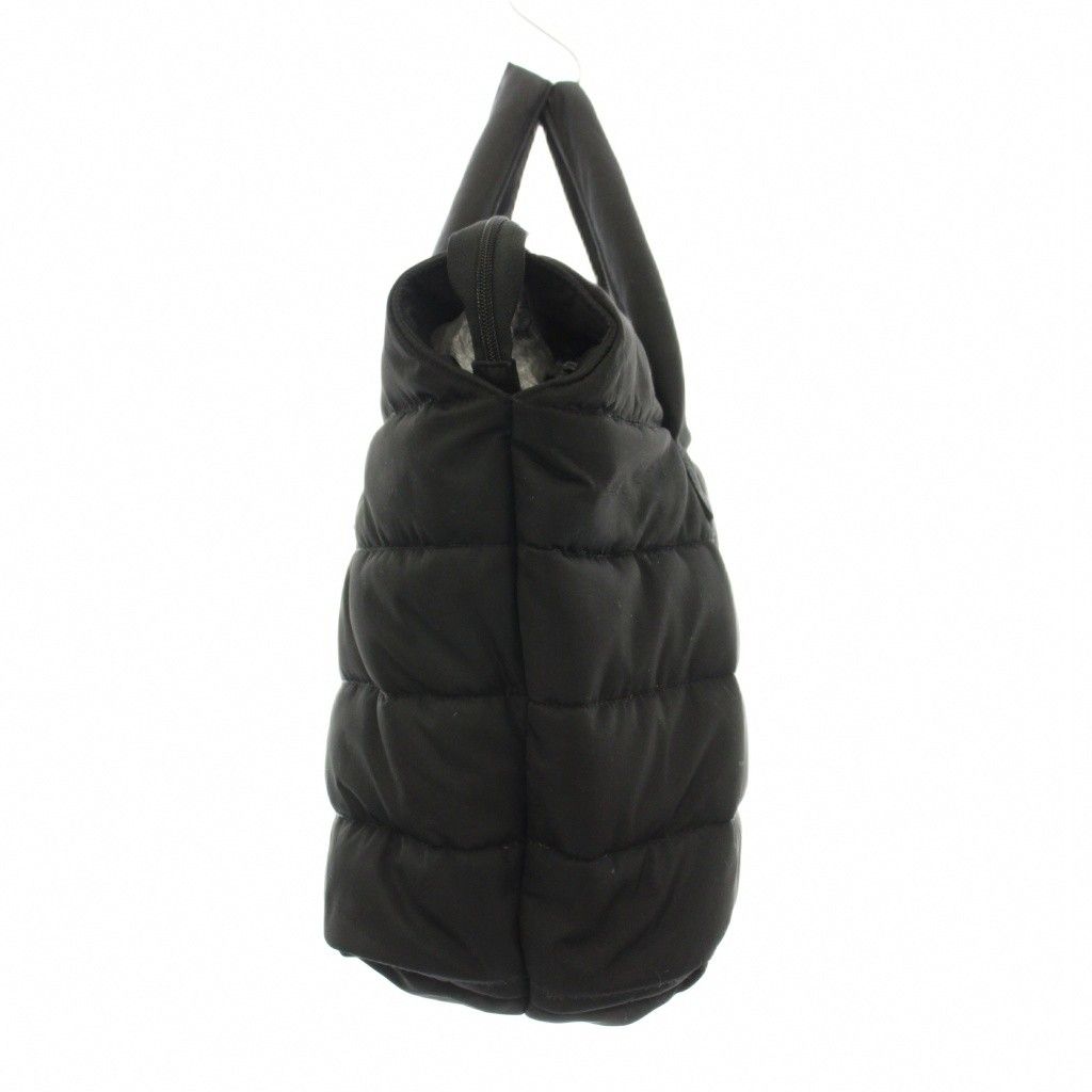 マリメッコ marimekko MILLA ミラ トートバッグ キルティング 中綿 黒