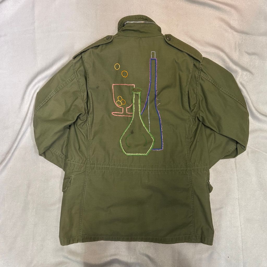70s US ARMY M65 2nd S1R バック刺繍 field jacket フィールド