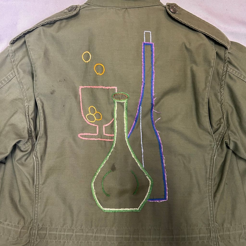 70s US ARMY M65 2nd S1R バック刺繍 field jacket フィールド 