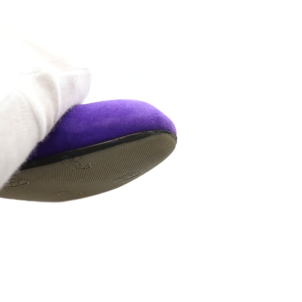 セルジオロッシ Sergio rossi パンプス ラウンドトゥ スエード 37.5 紫