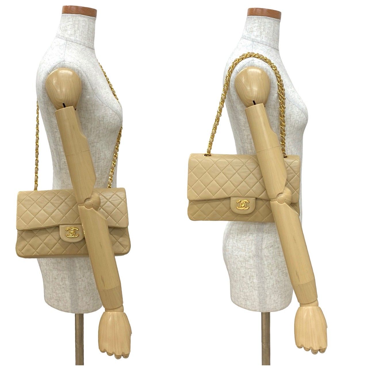 極 美品 袋付き カード シール有 1番台 CHANEL シャネル マトラッセ