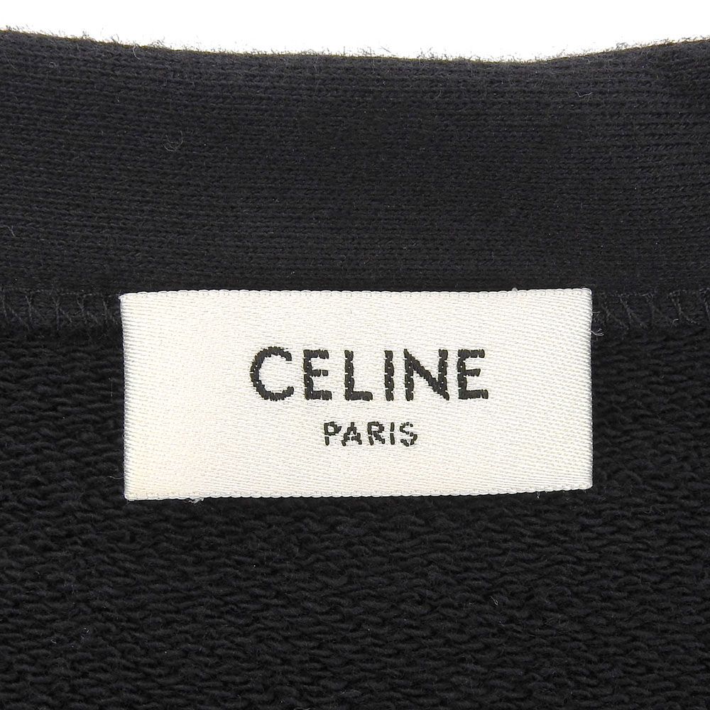 CELINE セリーヌ バックロゴ カーディガン トップス メンズ ブラック