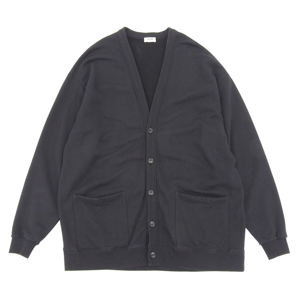 CELINE セリーヌ バックロゴ カーディガン トップス メンズ ブラック