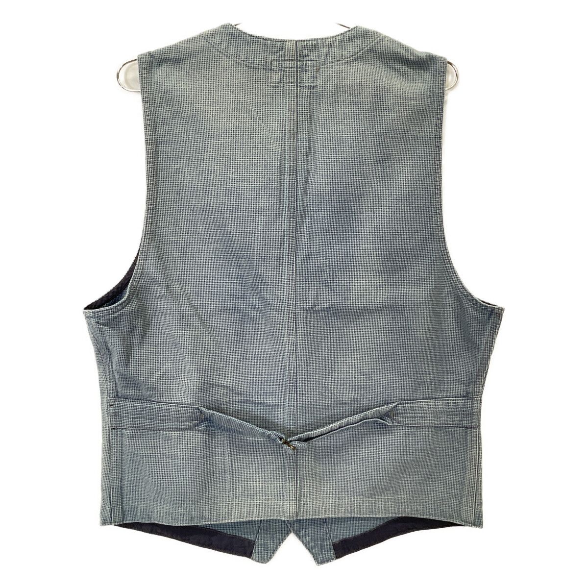 RRL ダブルアールエル コットン ツイル ベスト メンズ ブルー M M