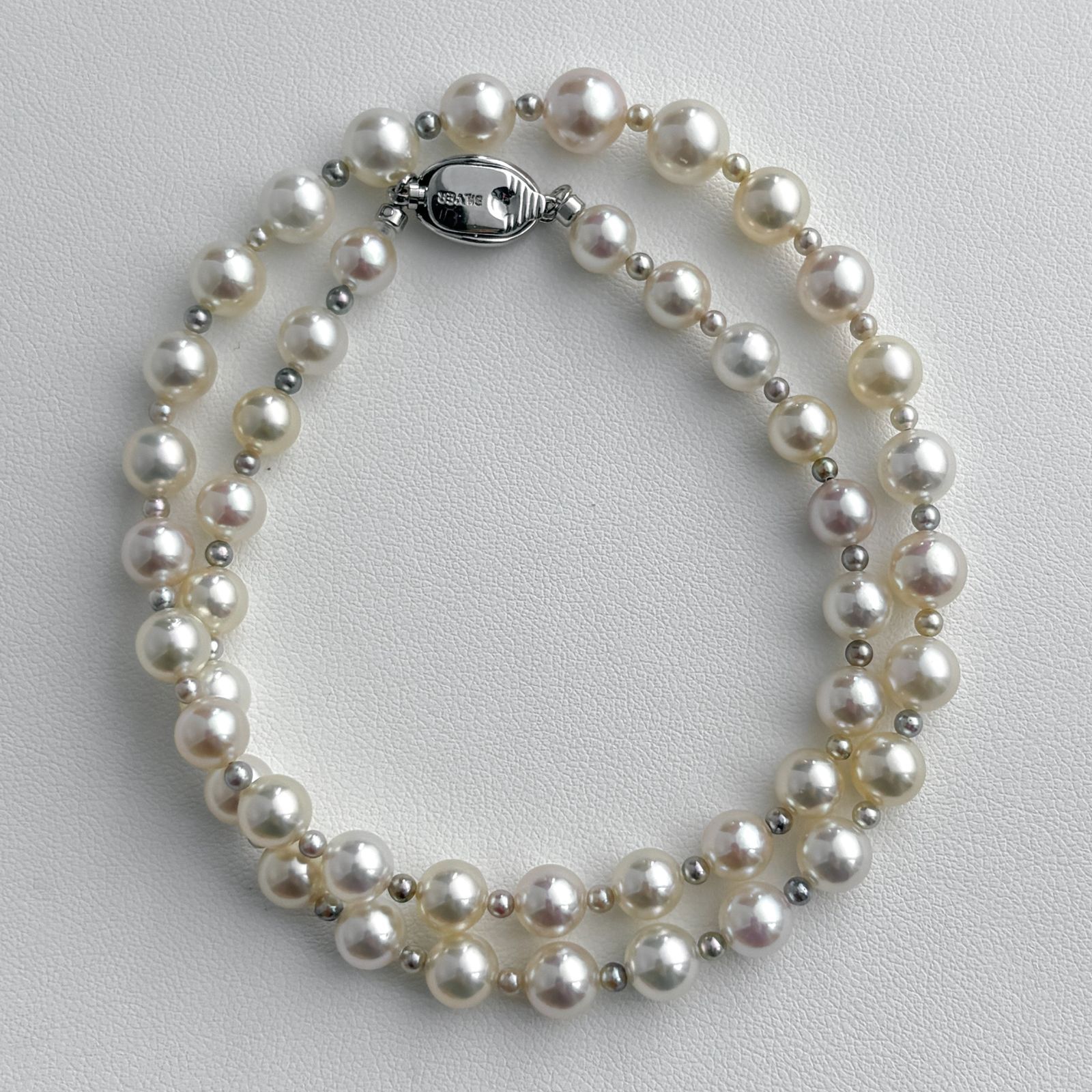 あこや本真珠 無調色 マルチカラー 6-7.5/2-2.5mm ネックレス - メルカリ