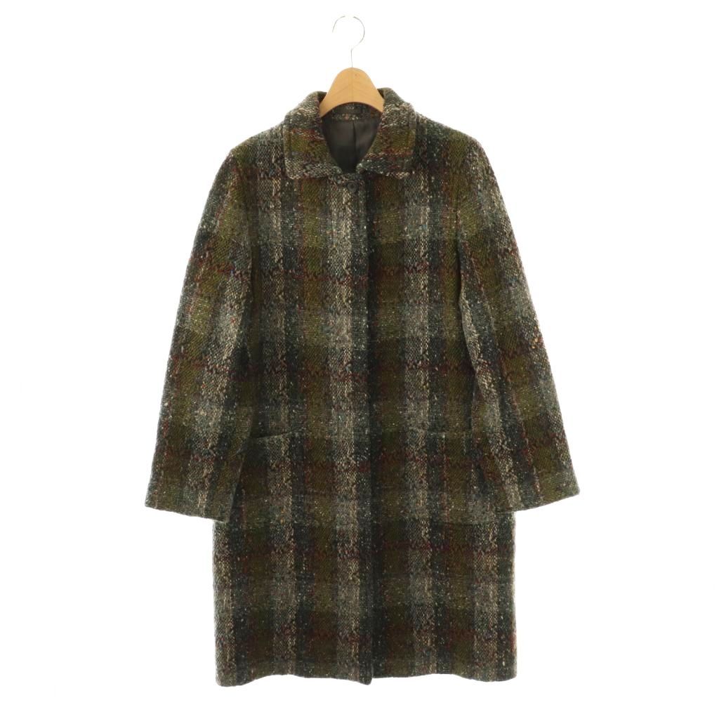 ⭐︎値下げ⭐︎MARGARET HOWELL ×Lovetチェック柄コート マーガレットハウエル MARGARET HOWELL ツイードコート チェック