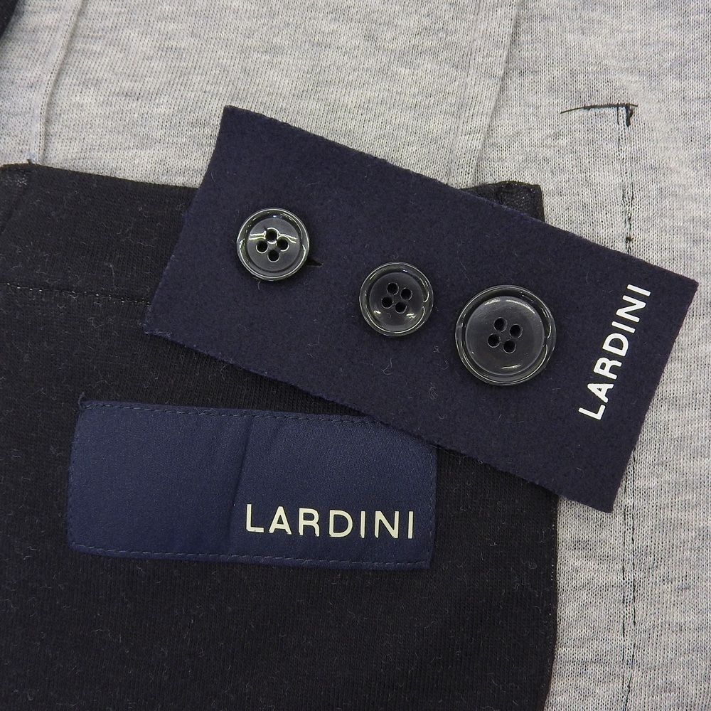 LARDINI ラルディーニ 美品 カシミヤ混 ジャケット メンズ ブラック 44