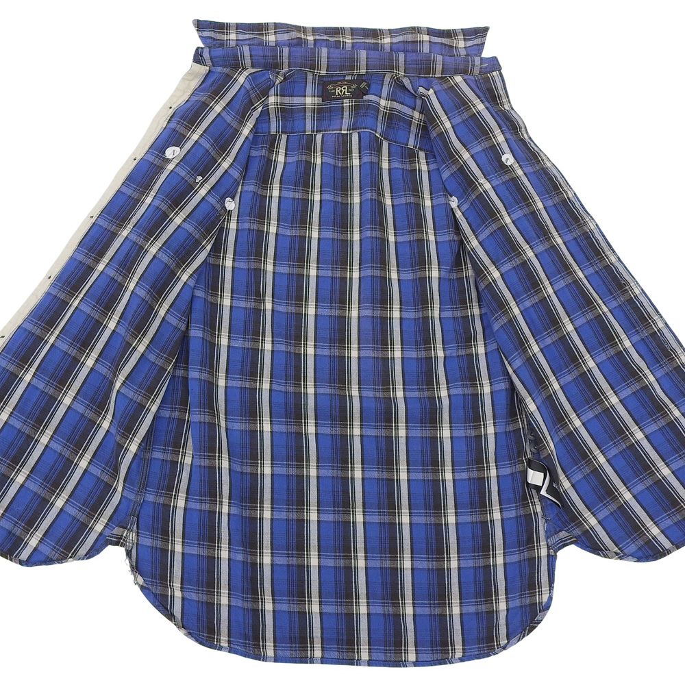 RRL ダブルアールエル 美品 オンブレチェック シャツ トップス メンズ
