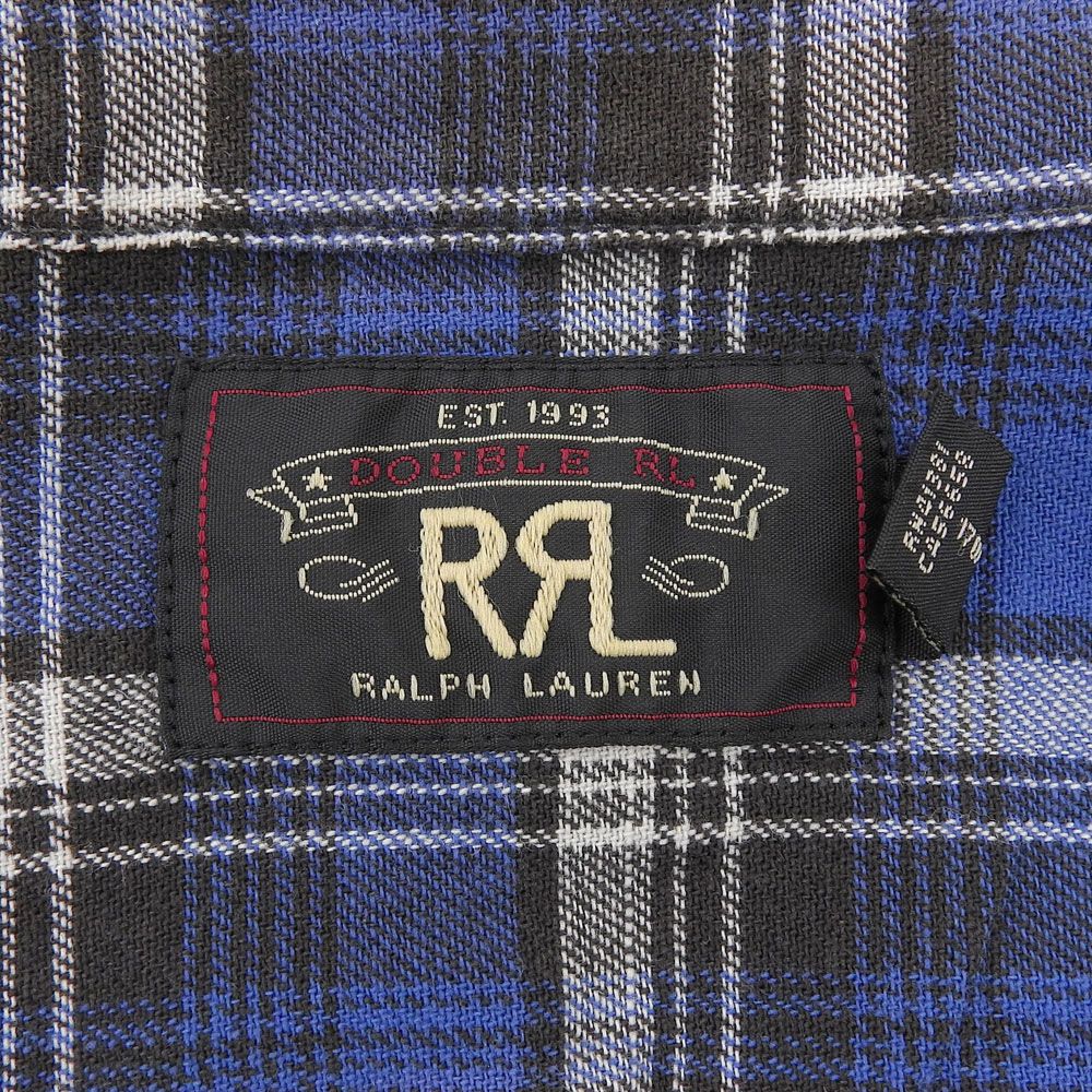 RRL ダブルアールエル 美品 オンブレチェック シャツ トップス メンズ
