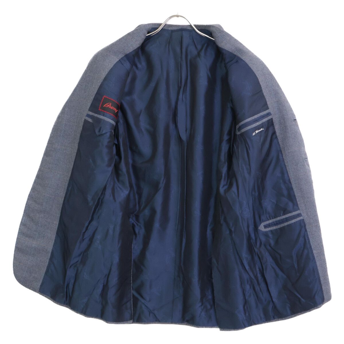 Brioni ブリオーニ ﾁｪｯｸ3Bｼﾞｬｹｯﾄ 48 - メルカリ