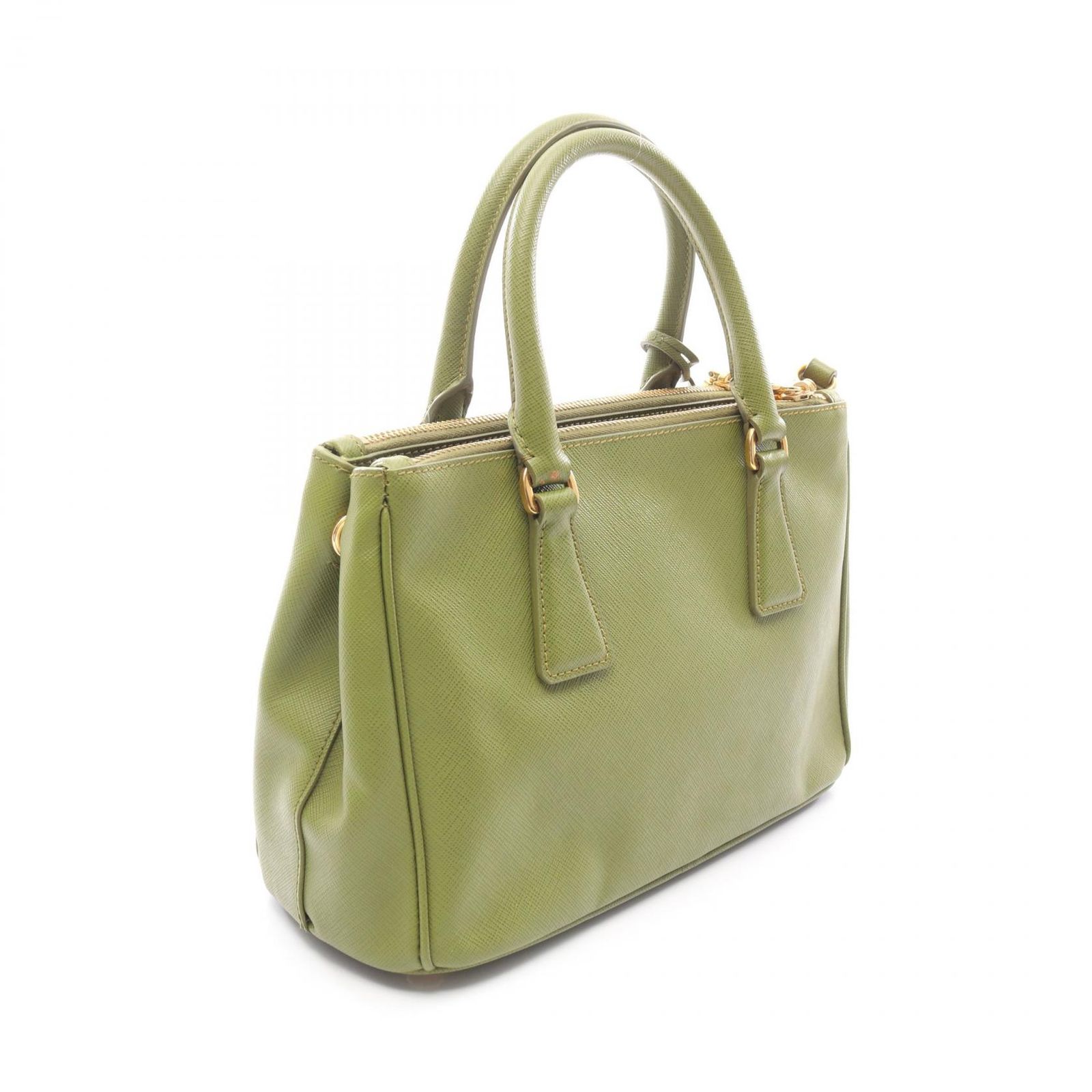 プラダ PRADA ハンドバッグ SAFFIANO LUX ガレリア ティーグリーン
