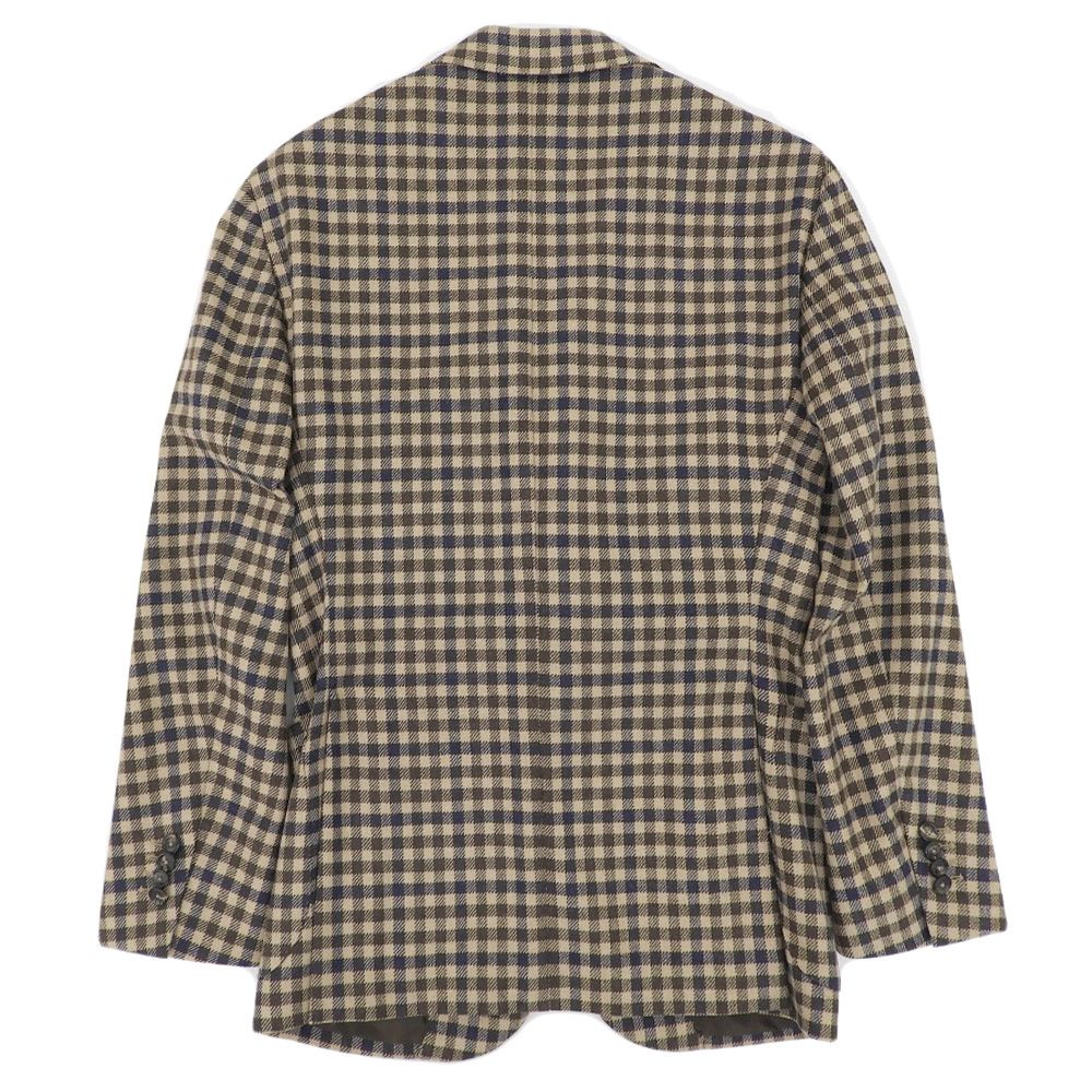 DE PETRILLO デペトリロ 美品 シェファードチェック ウールナイロン