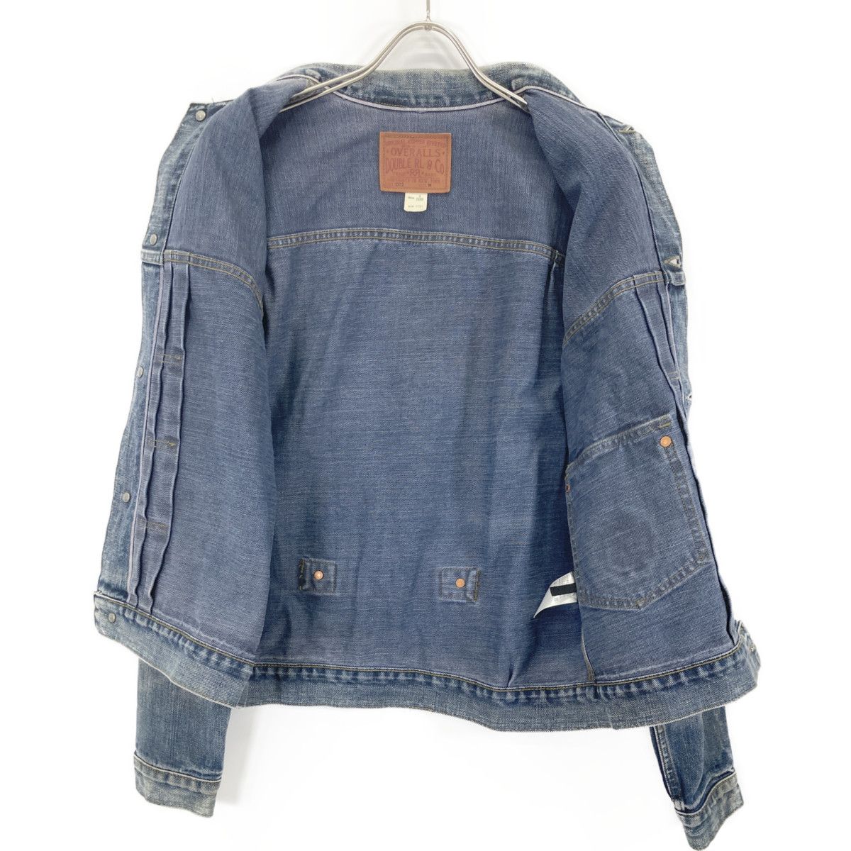 RRL ダブルアールエル O72 ｲﾝﾃﾞｨｺﾞ 月桂樹 ﾜｯﾍﾟﾝ ﾃﾞﾆﾑｼﾞｬｹｯﾄ M - メルカリ