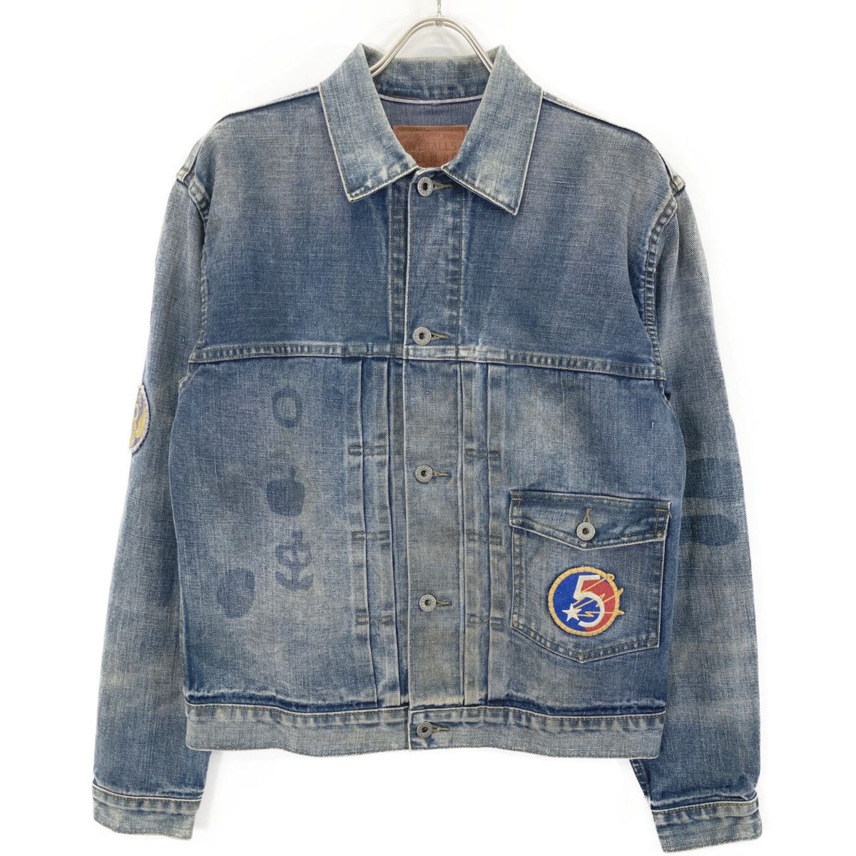 RRL ダブルアールエル O72 ｲﾝﾃﾞｨｺﾞ 月桂樹 ﾜｯﾍﾟﾝ ﾃﾞﾆﾑｼﾞｬｹｯﾄ M - メルカリ