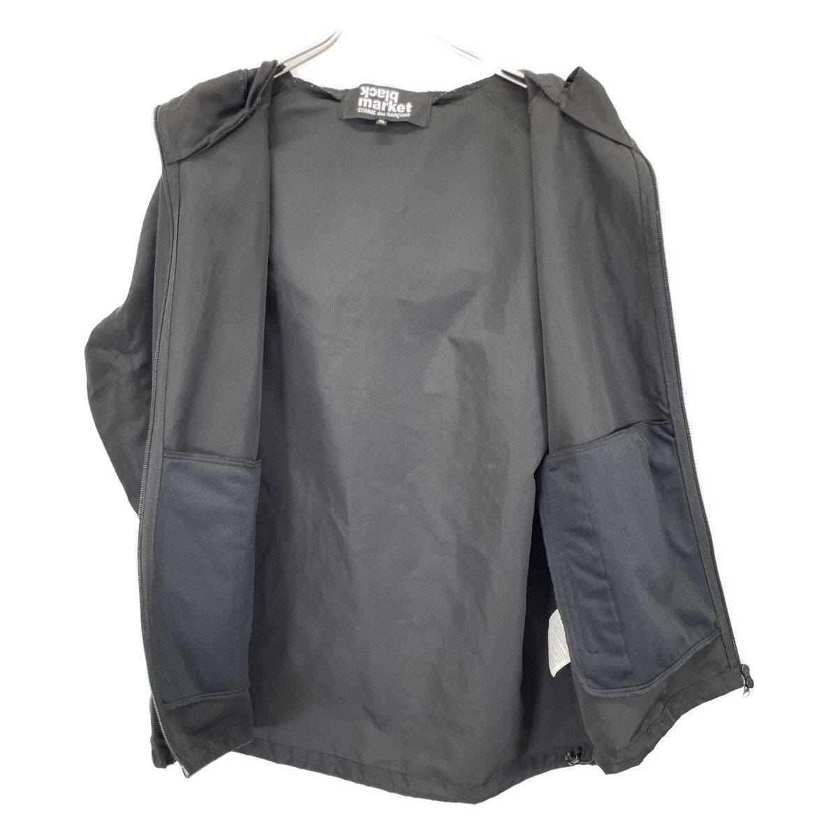 COMMEdesGARCONS コムデギャルソン ﾌﾞﾗｯｸﾏｰｹｯﾄ OS-J004 ﾏｳﾝﾃﾝﾊﾟｰｶｰ XL