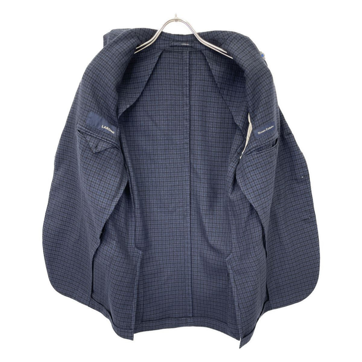 LARDINI ラルディーニ ﾈｲﾋﾞｰ ﾌﾞｰﾄﾆｴｰﾙ ﾊｳﾝﾄﾞﾄｩｰｽ Tessuto Esclusivo