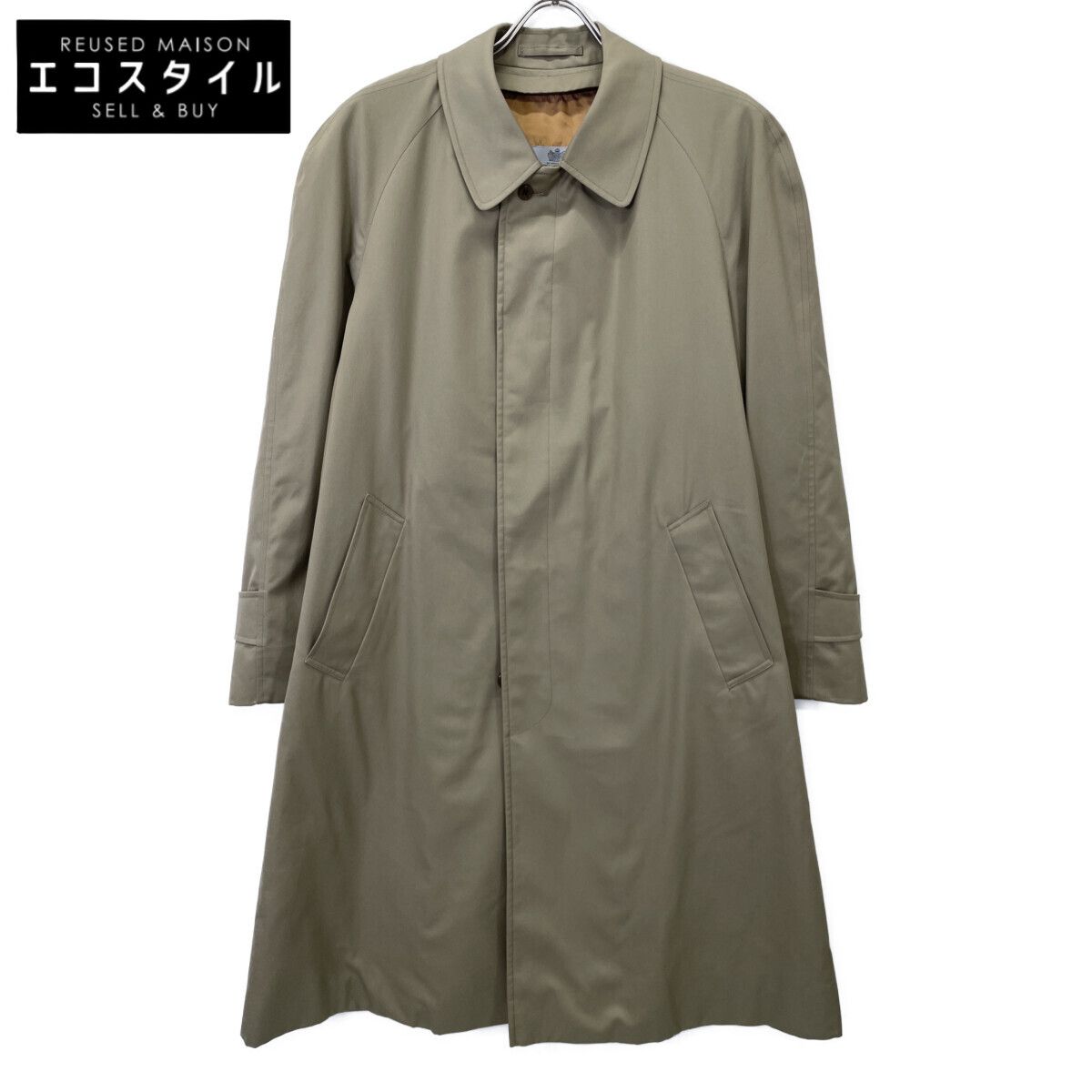 Aquascutum アクアスキュータム ﾍﾞｰｼﾞｭ ｽﾃﾝｶﾗｰｺｰﾄ 表記なし - メルカリ