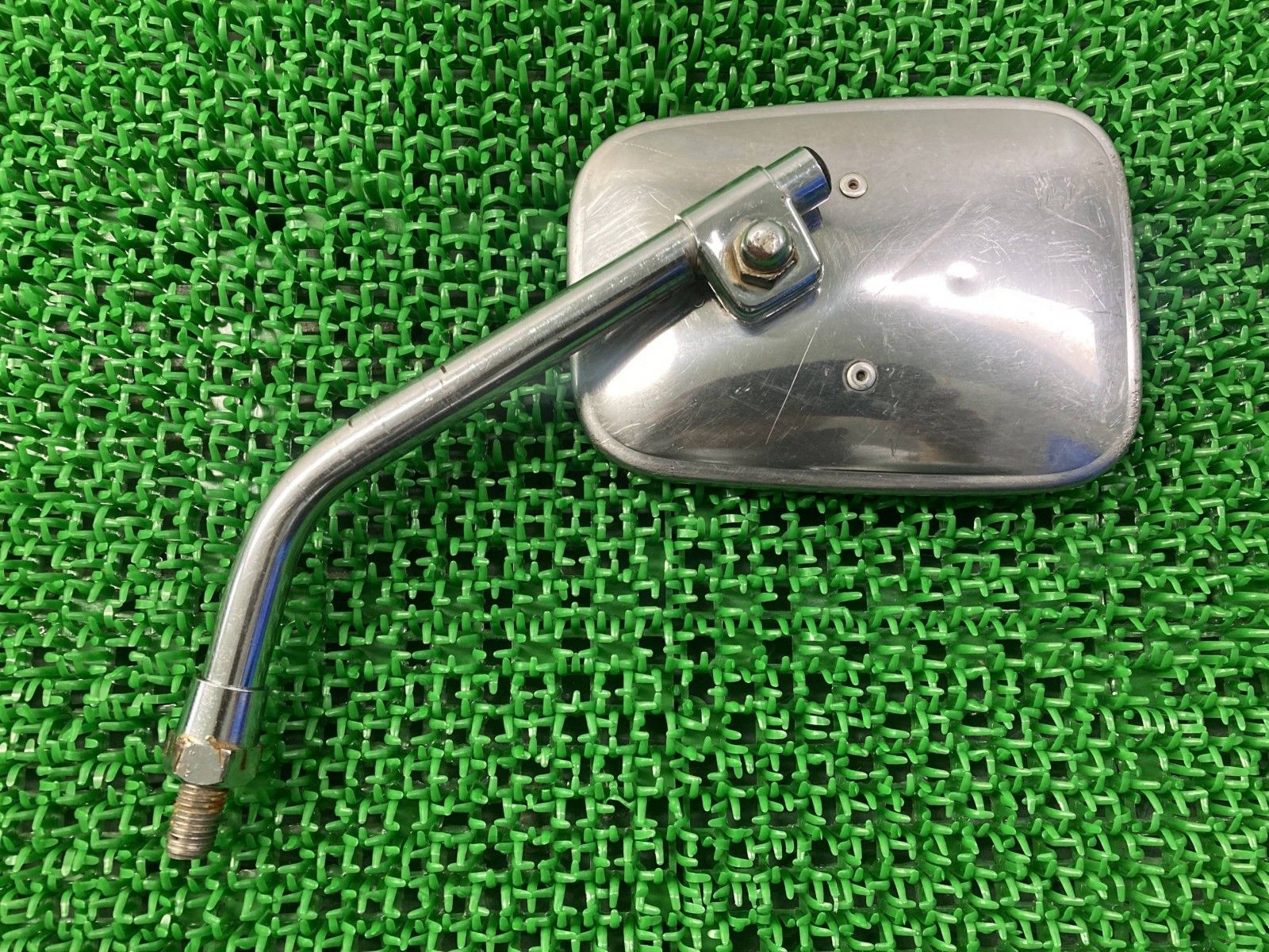 SR400 ミラー 左 ヤマハ 純正 中古 バイク 部品 2H6 正10mm 音叉マーク