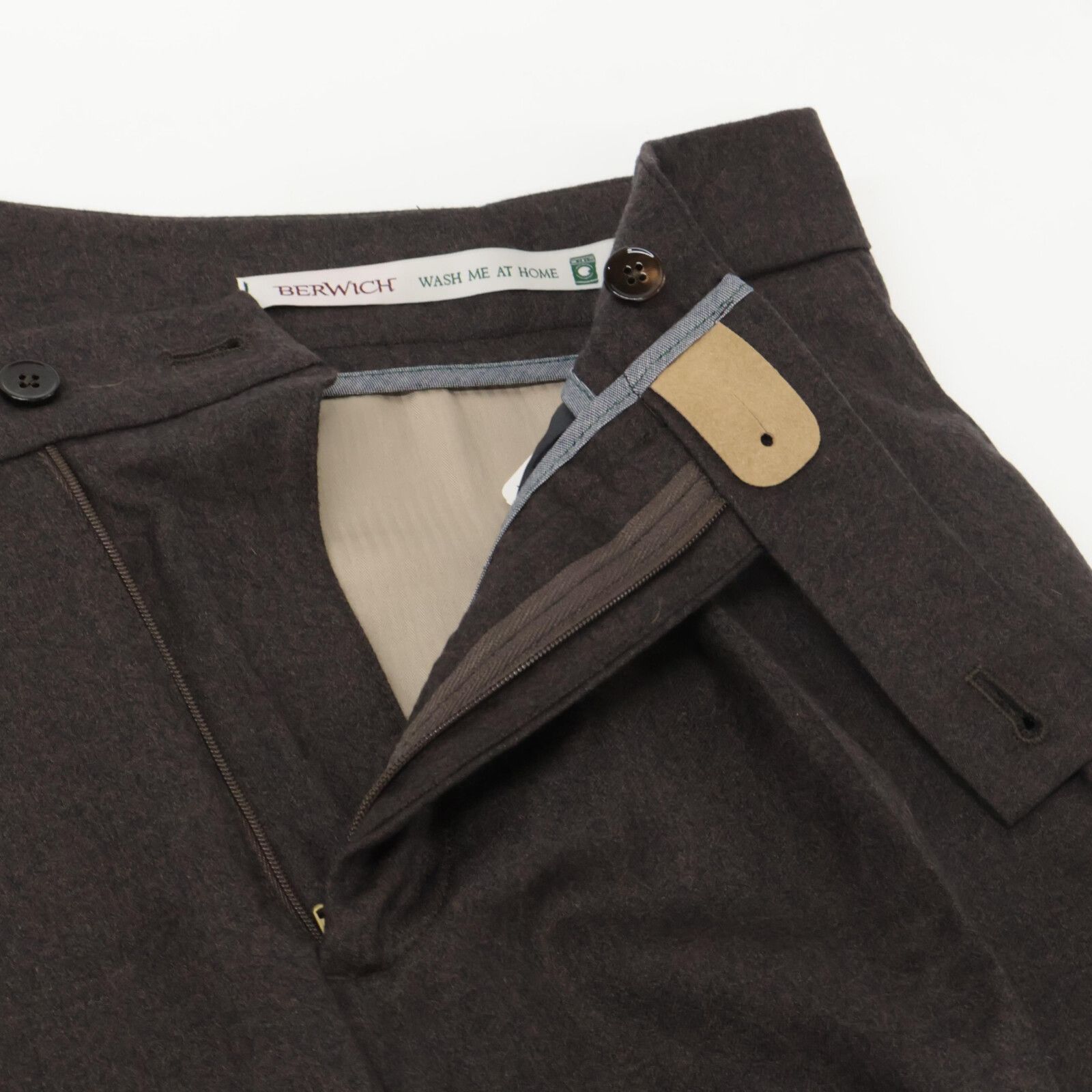 BERWICH ベルウィッチ RD5470 ﾌﾞﾗｳﾝ SCOTCH ｳｰﾙｻｷｿﾆｰ2ｲﾝﾌﾟﾘｰﾂｸﾛｯﾌﾟﾄﾞ