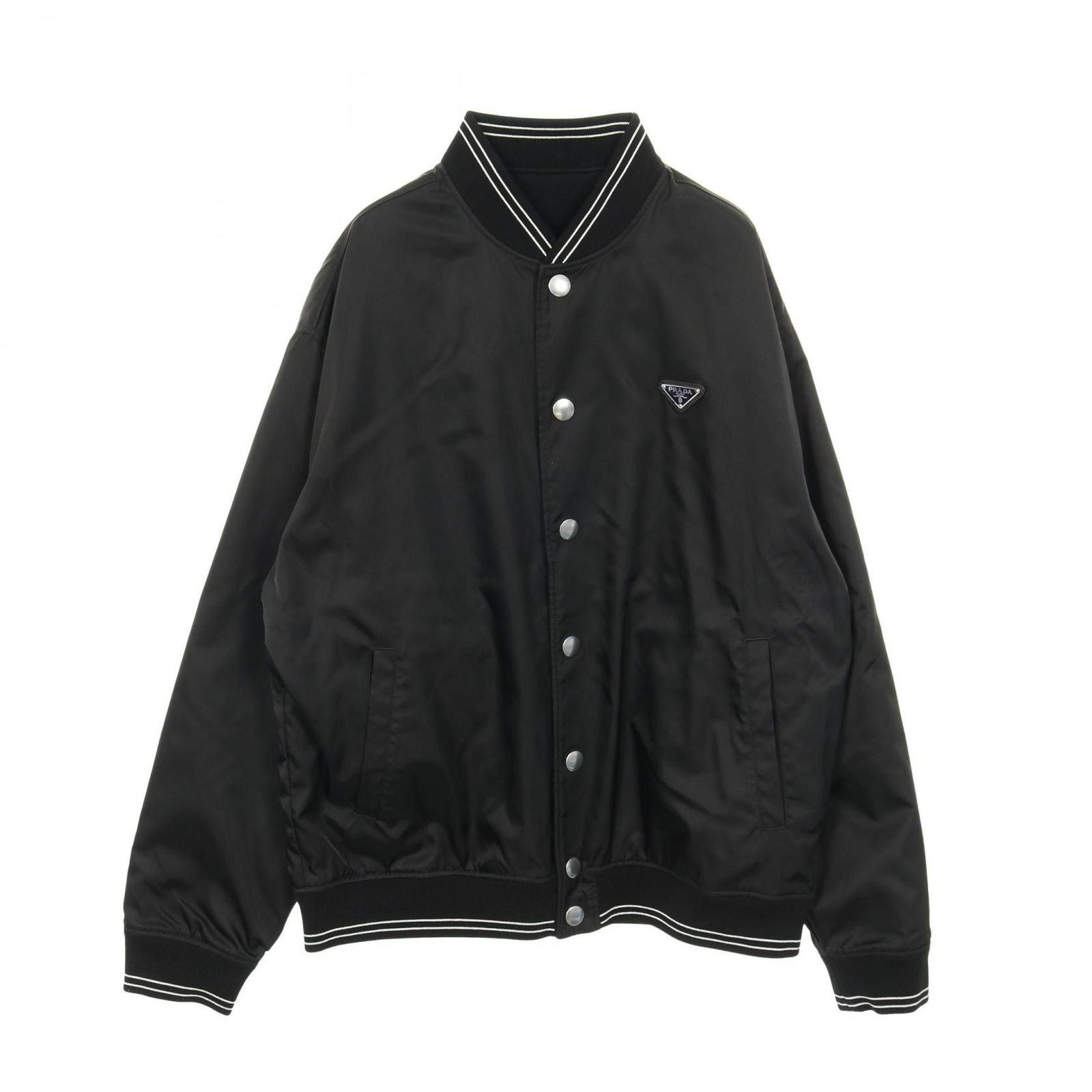 プラダ PRADA ブルゾン トライアングルロゴ RE-NYLON コットンフリース