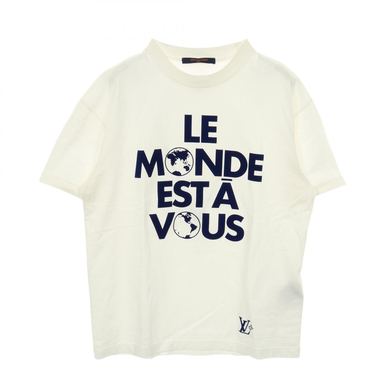 【新品未使用】LOUIS VUITTON Tシャツ　箱付き Louis Vuitton x Nigo Embroidered T-Shirt Deep Navy Men's - SS25 - US