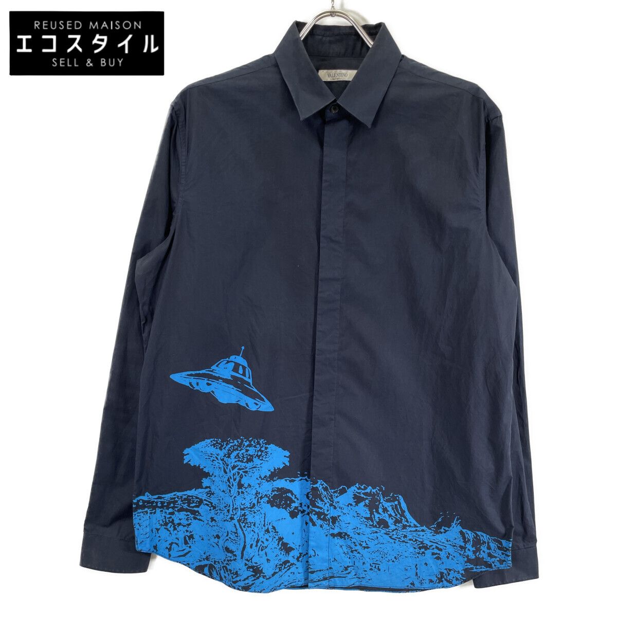 VALENTINO ヴァレンティノ SV0AB7655MJ ×UNDERCOVER ｸﾞﾗﾌｨｯｸﾌﾟﾘﾝﾄ ｺｯﾄﾝ