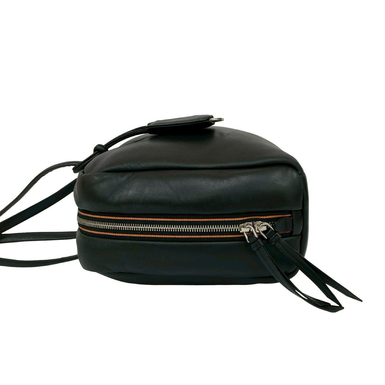 極 美品 希少品 PRADA プラダ ロゴ レザー 本革 トートバッグ セミ 