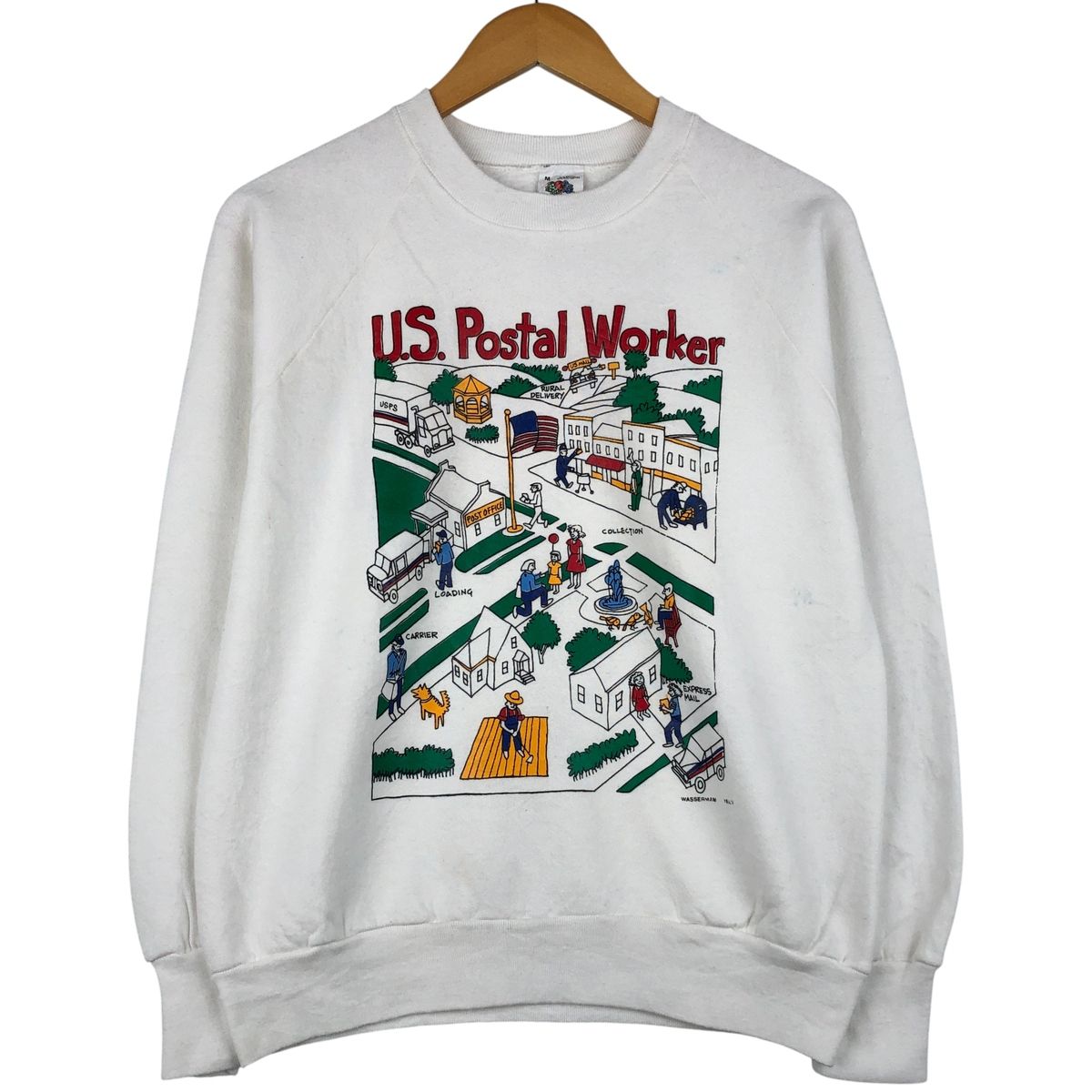 古着 80年代 フルーツオブザルーム FRUIT OF THE LOOM プリント