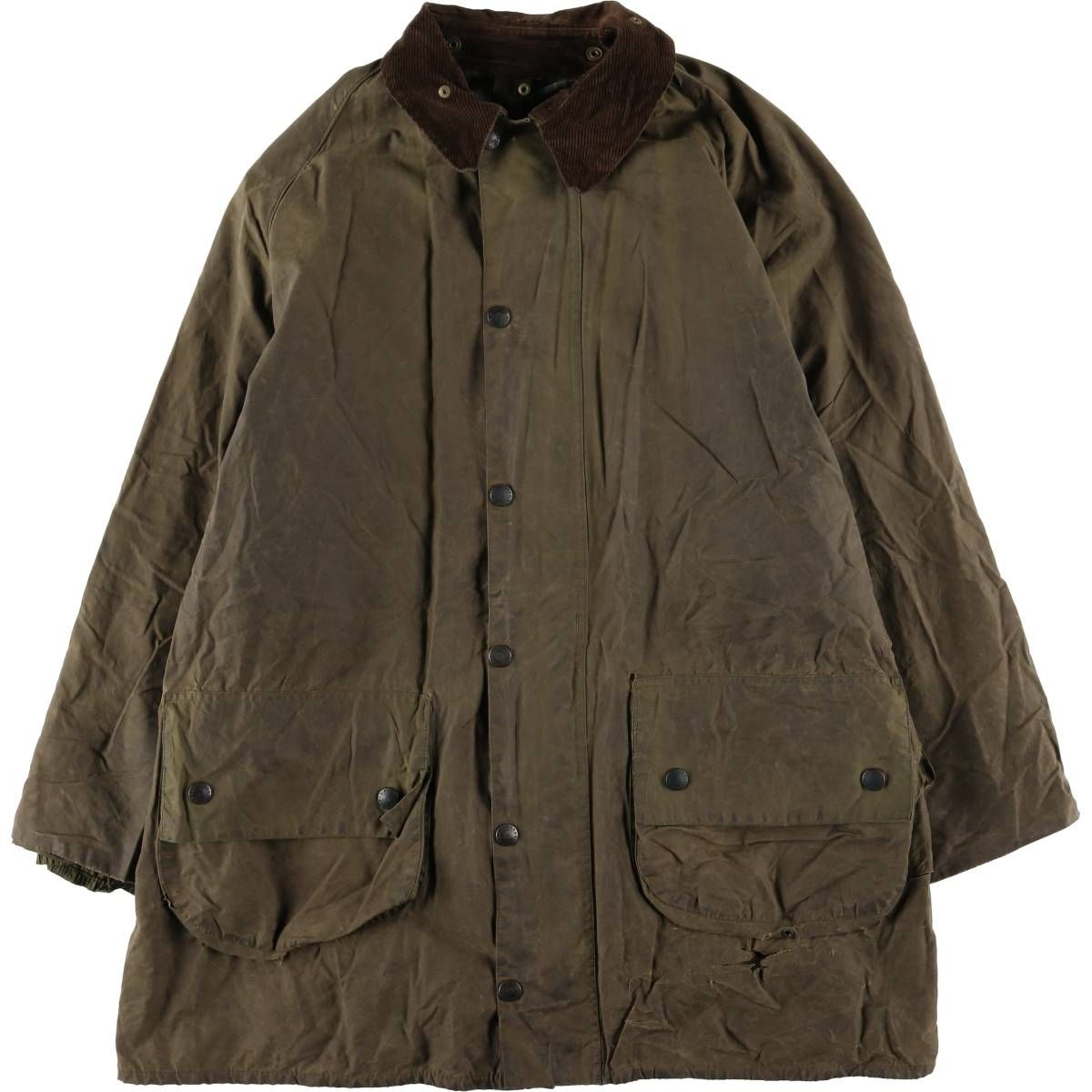 古着 80年代 バブアー Barbour GAMEFAIR ゲームフェアー 2ワラント