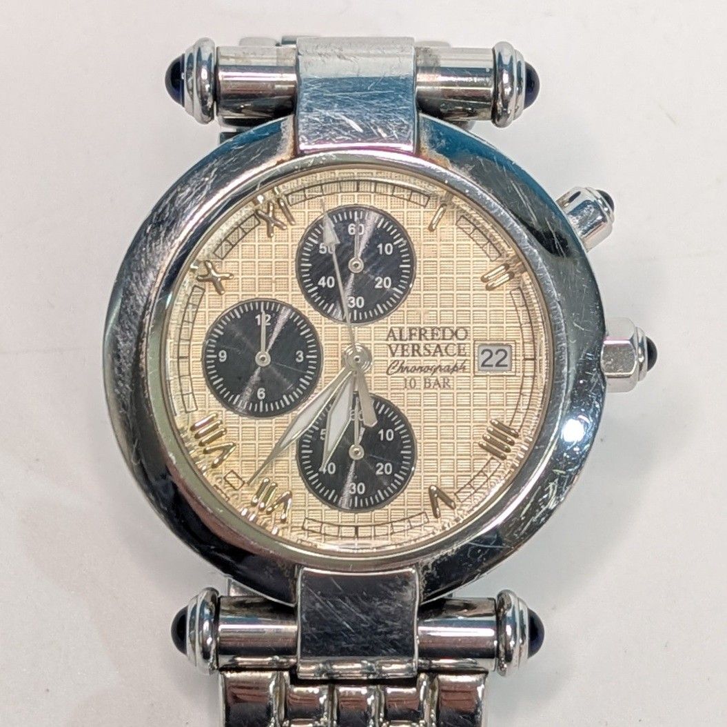 ALFREDO VERSACE アルフレッド ヴェルサーチ 腕時計 電池切れ 現状品