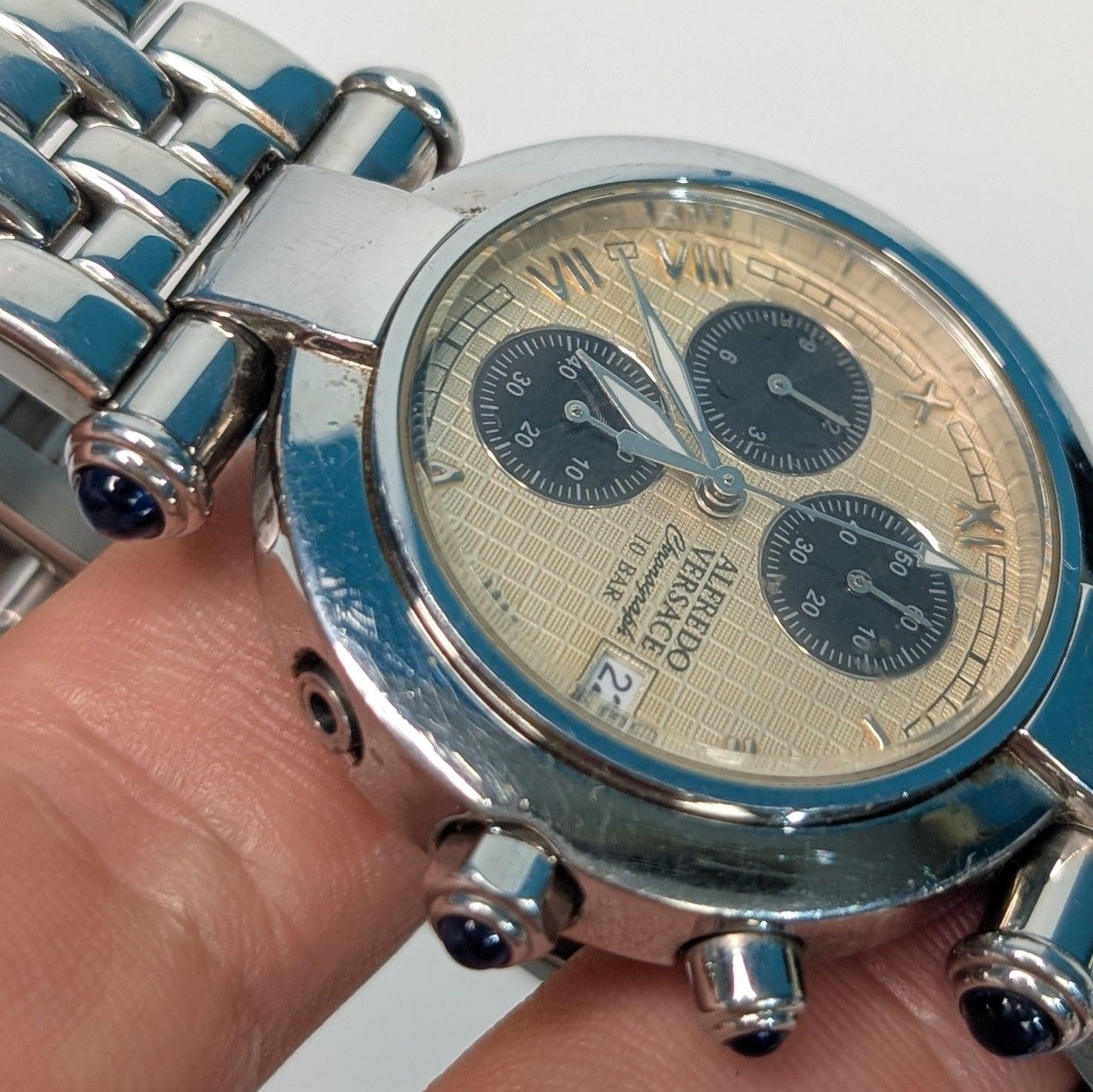 ALFREDO VERSACE アルフレッド ヴェルサーチ 腕時計 電池切れ 現状品