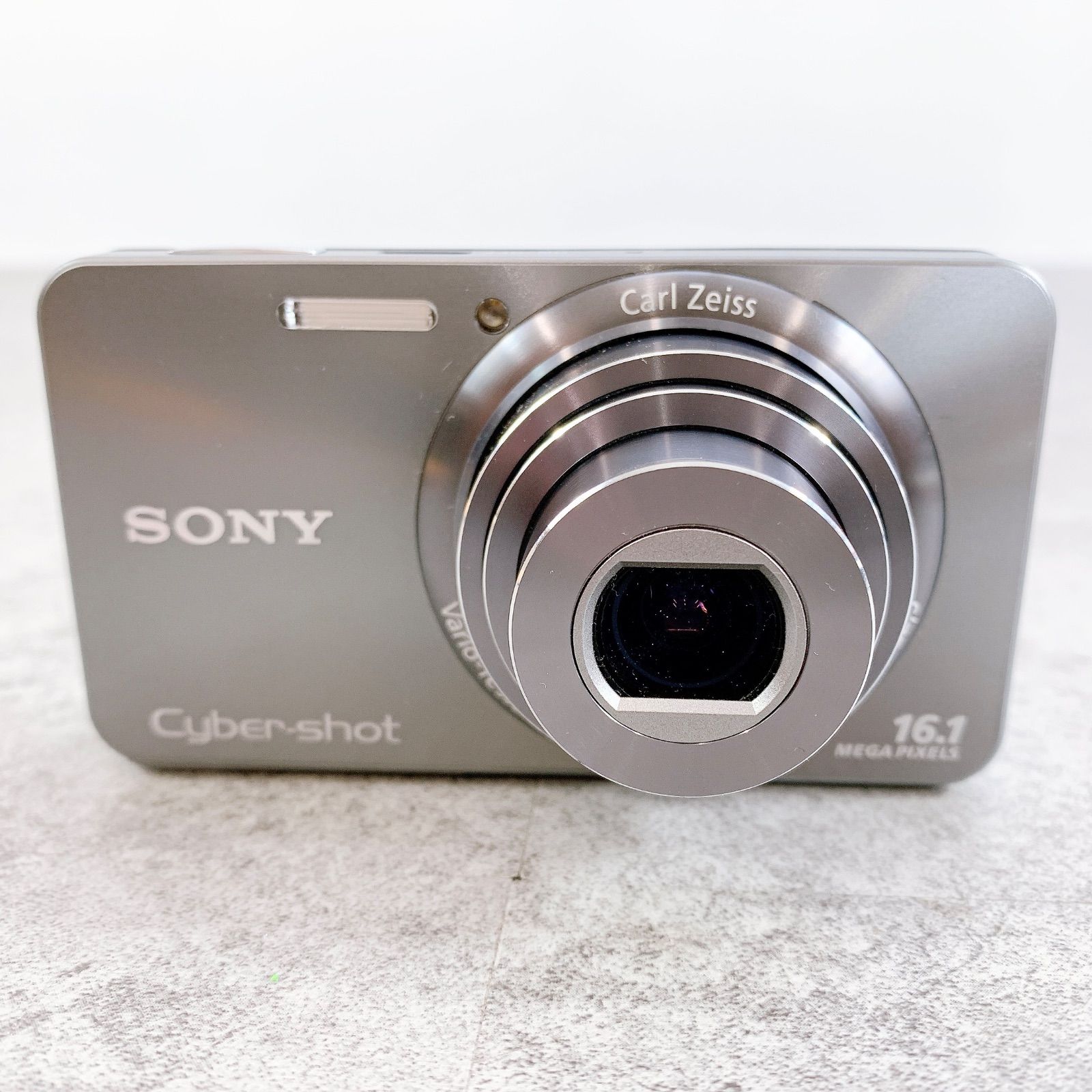 H-414 SONY Cyber-shot デジタルカメラ DSC-W570 シルバー 動作品 Carl