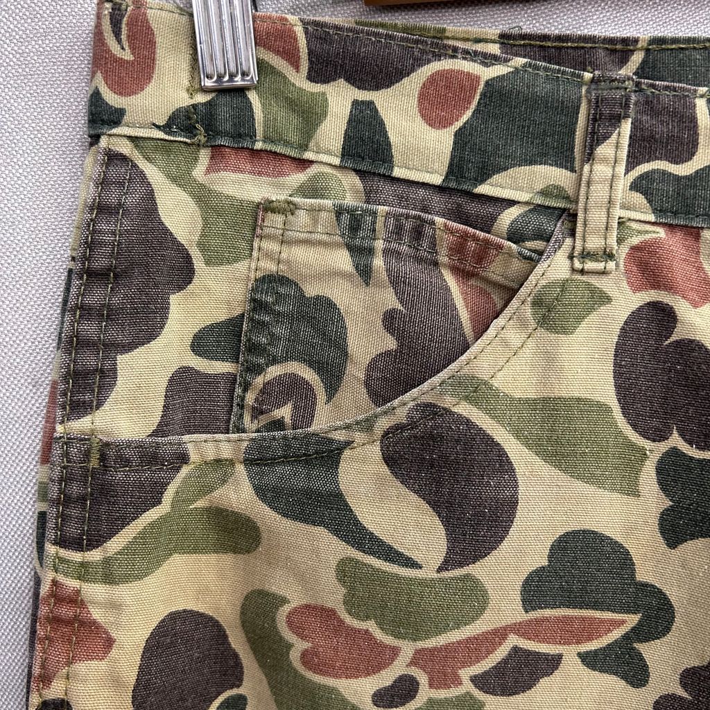 80s Charles Daly 薄手 ダックハンターカモ ミリタリーパンツ 70s 80s Charles Daly ダックハンターカモ Duck hunter camo