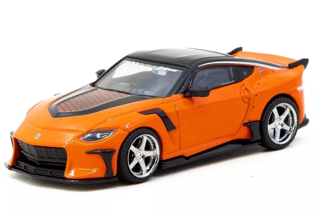 中古】ミニカー 1/64 Nissan VeilSide FFZ400 Fairlady Z (オレンジ