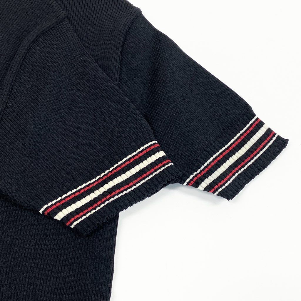 ジャンポールゴルチェJeanPaulGAULTIER　リブニット半袖カットソー 13l27【美品】JEANPAUL GAULTIER CLASSIQUE ジャンポールゴルチエ